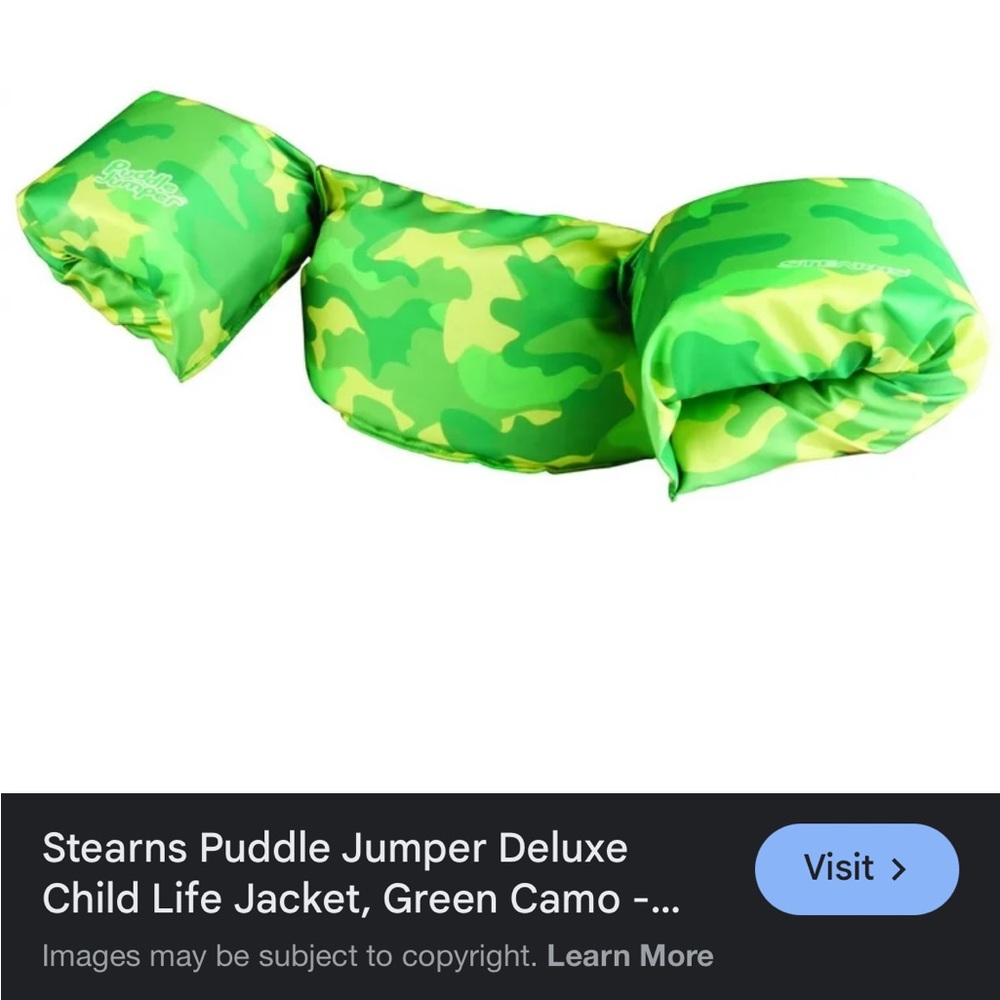 Stearns Original Puddle Jumper Kids Life Jacket | Life Vest for Children EUC
